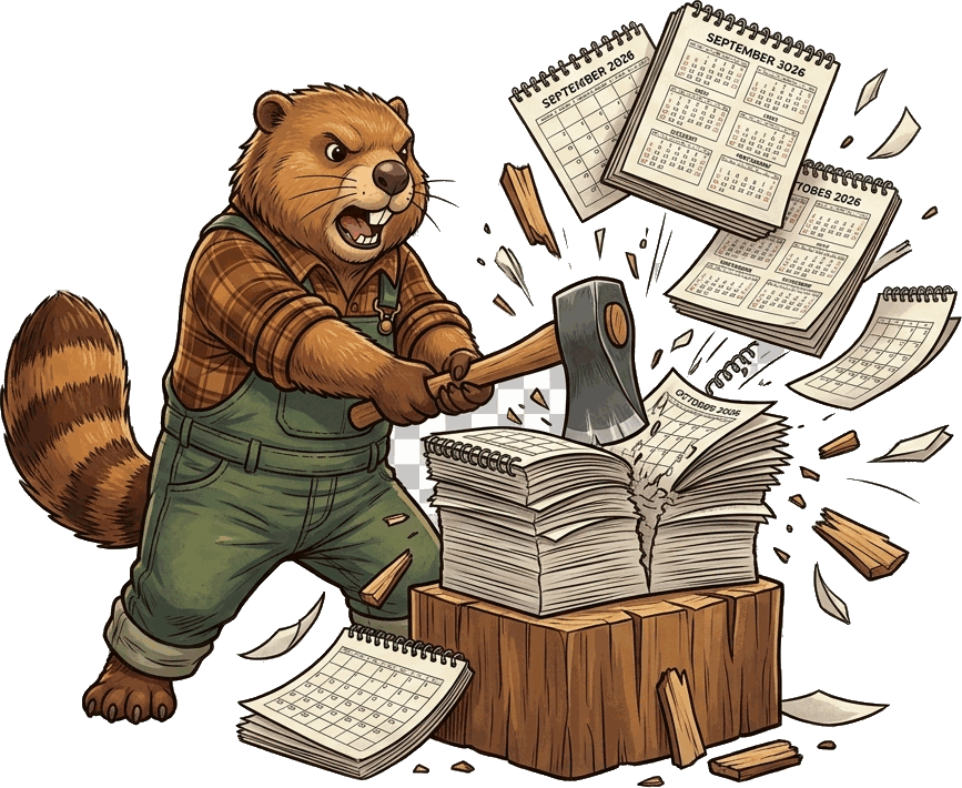 Chuck the woodchuck, at a workbench